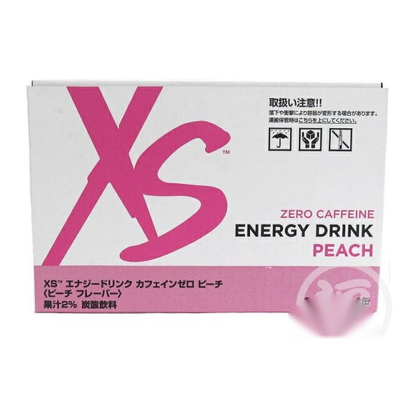 XS エナジードリンク カフェインゼロピーチ 6本